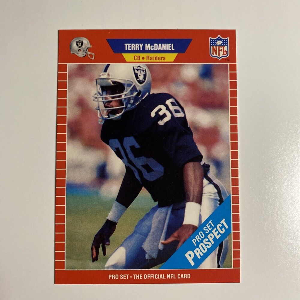 1989 Pro Set Football Card Terry McDaniel #527 Vintage